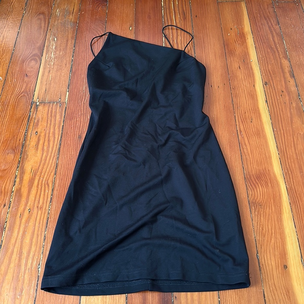 Black Asymmetrical Dress